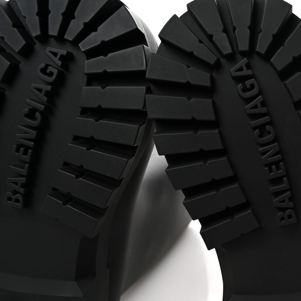 Balenciaga Rubber Bulldozer Rain Boots 39 Black