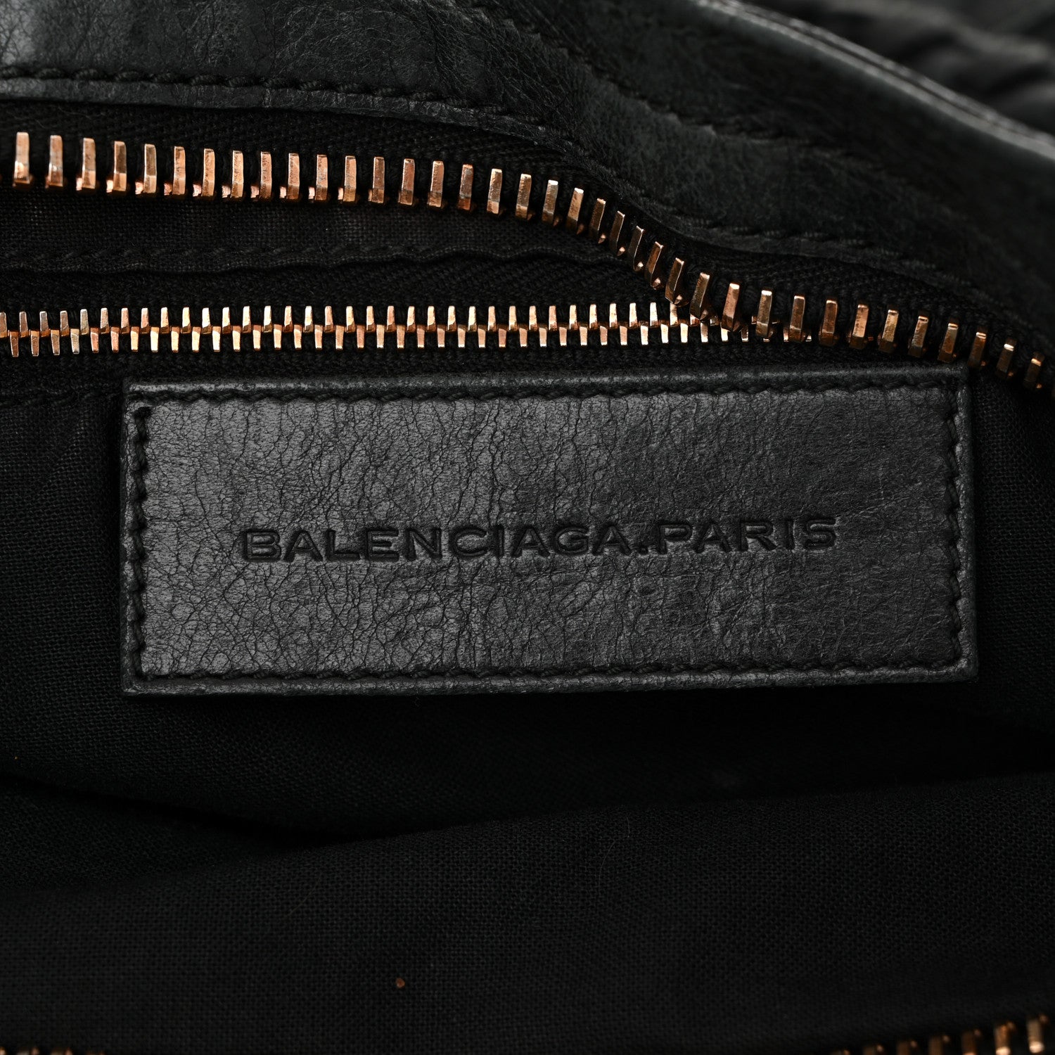 Balenciaga Agneau Giant 21 Rose Gold Hardware City Black
