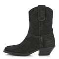 Saint Laurent Suede Eastwood Western Boots 35 Black