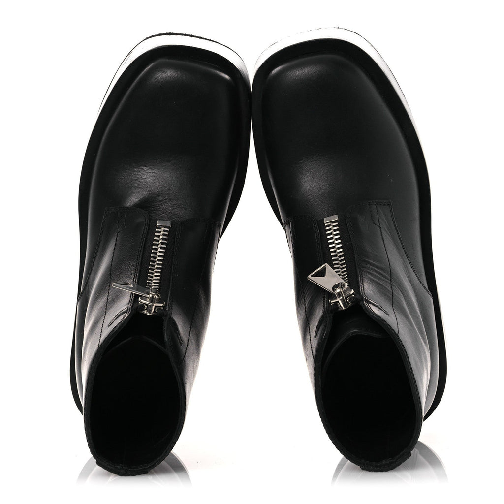 Bottega Veneta Calfskin Torino Ankle Boots 36 Black
