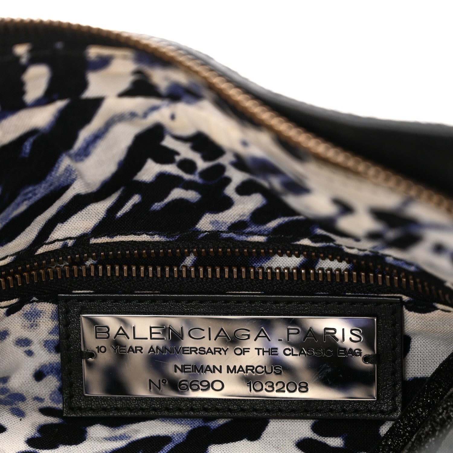 Balenciaga Craquele Calfskin Classic Hardware First Black