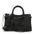 Balenciaga Agneau Arena Storico Classic Hardware Small Le City Black