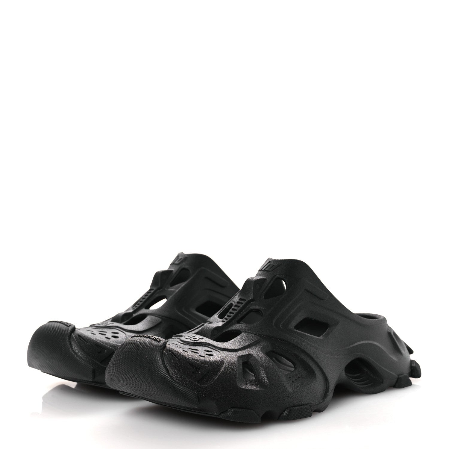 Balenciaga EVA Molded Mens HD Mules 45 Black
