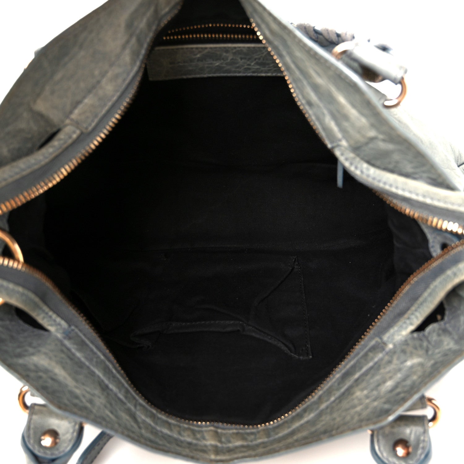 Balenciaga Agneau Giant 12 Rose Gold Hardware Town Ardoise