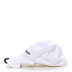 Balenciaga Cotton Drill Logo Baseball Cap S White