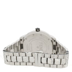 Fendi Stainless Steel Mother of Pearl Topaz Spinel 38mm Ishine Rotating Gem Two Tone Quartz Watch Black