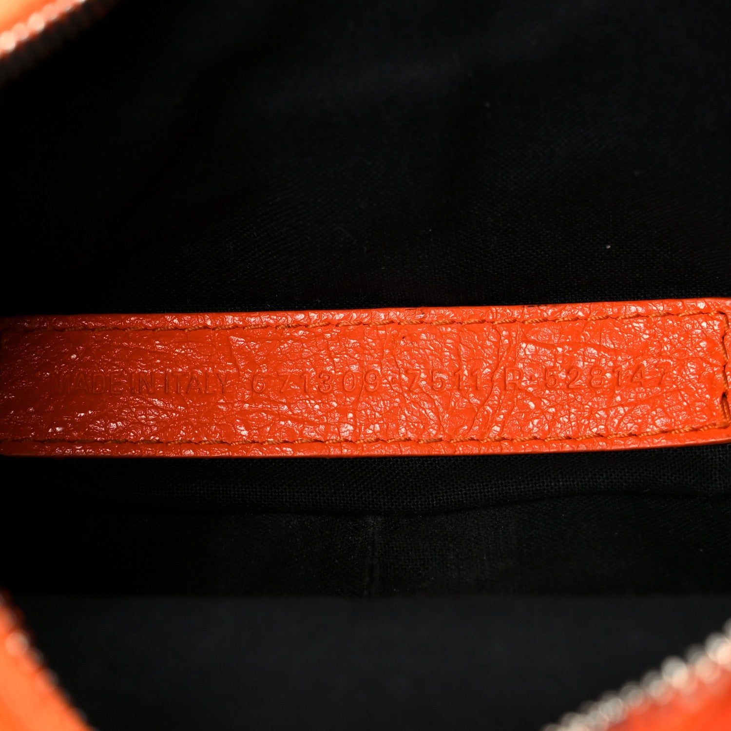 Balenciaga Agneau Arena Le Cagole Shoulder Bag XS Orange