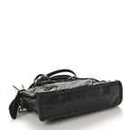 Balenciaga Agneau Classic Gold Hardware Nano City Black
