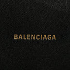 Balenciaga Calfskin Crocodile Embossed Medium Sharp Tote Black