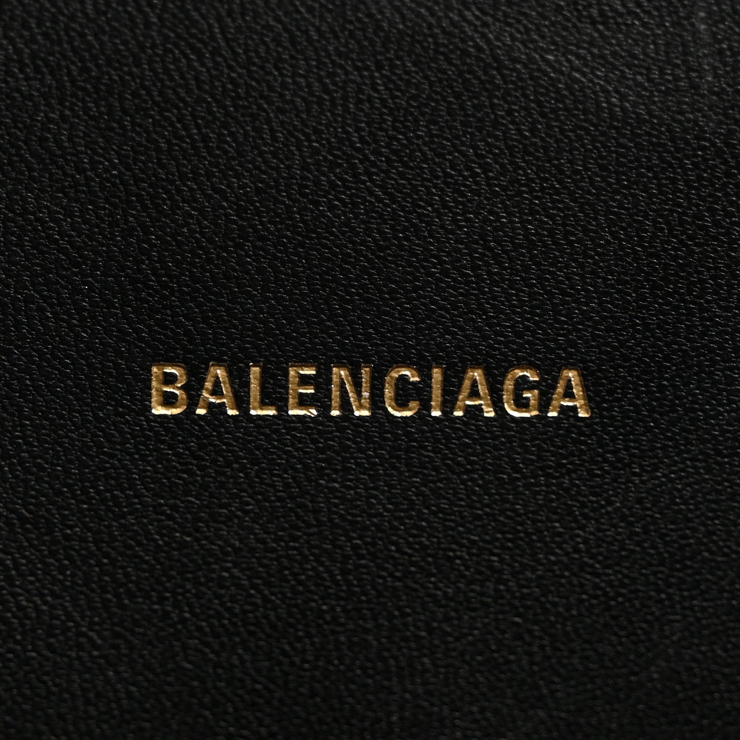 Balenciaga Calfskin Crocodile Embossed Medium Sharp Tote Black