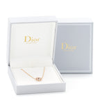Christian Dior 18K Rose Gold Ruby Mother of Pearl Rose Des Vents Necklace