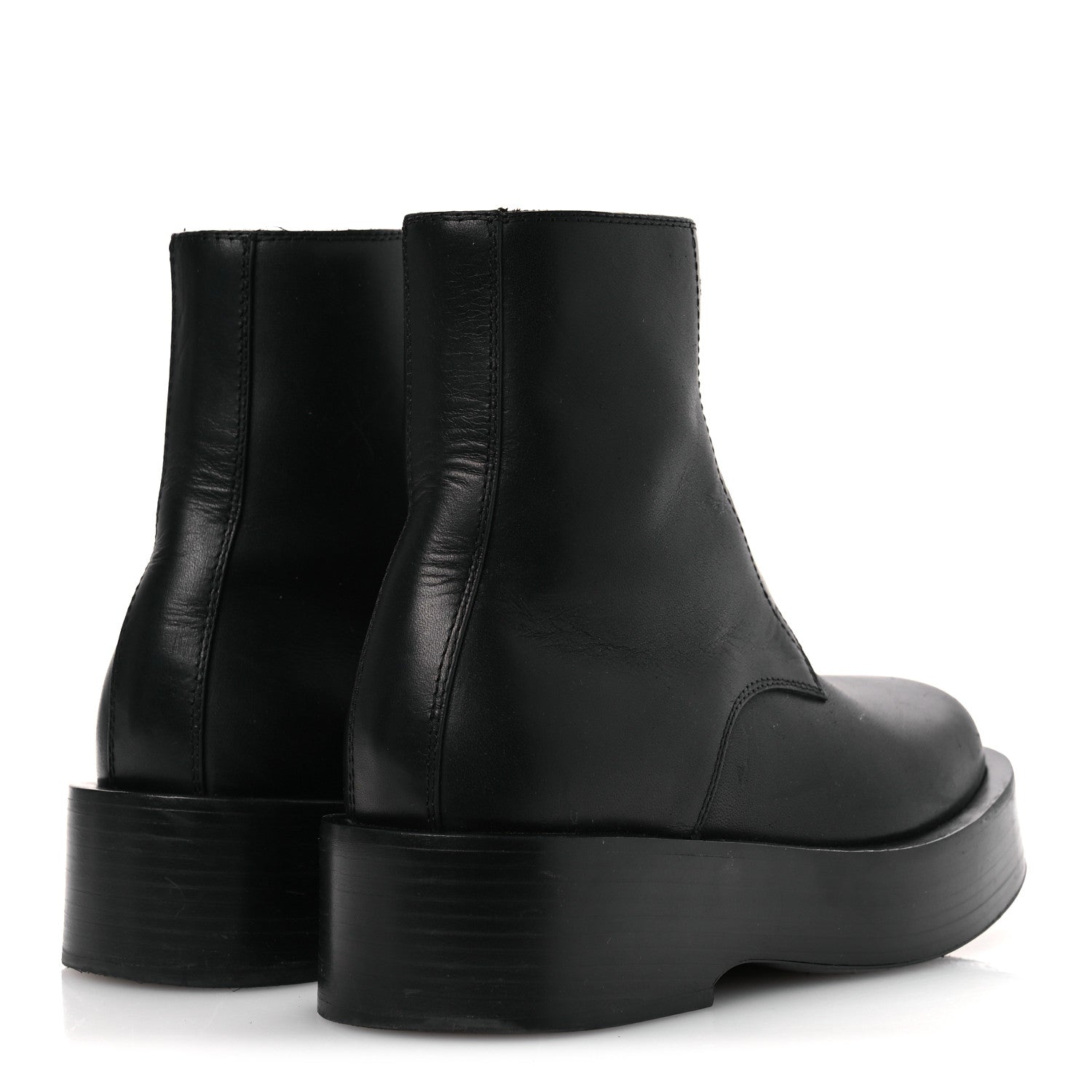 Bottega Veneta Calfskin Torino Ankle Boots 36 Black