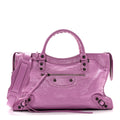 Balenciaga Agneau Classic Hardware City Rose Berlingot