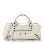 Balenciaga Agneau Classic Hardware Twiggy White