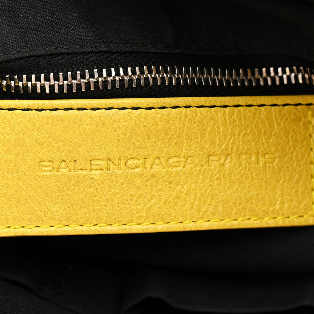 Balenciaga Agneau Giant 21 Silver Hardware Work Curry