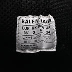 Balenciaga Fabric Mesh Womens Triple S Mule Sneakers 36 White Pink Black