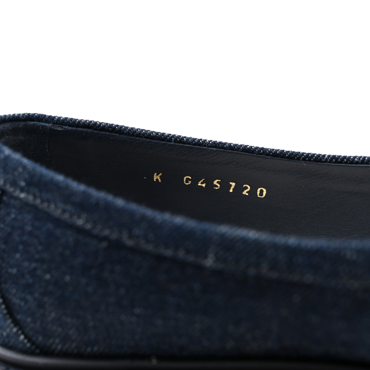 Chanel Denim CC Turnlock Loafers 36.5 Dark Blue