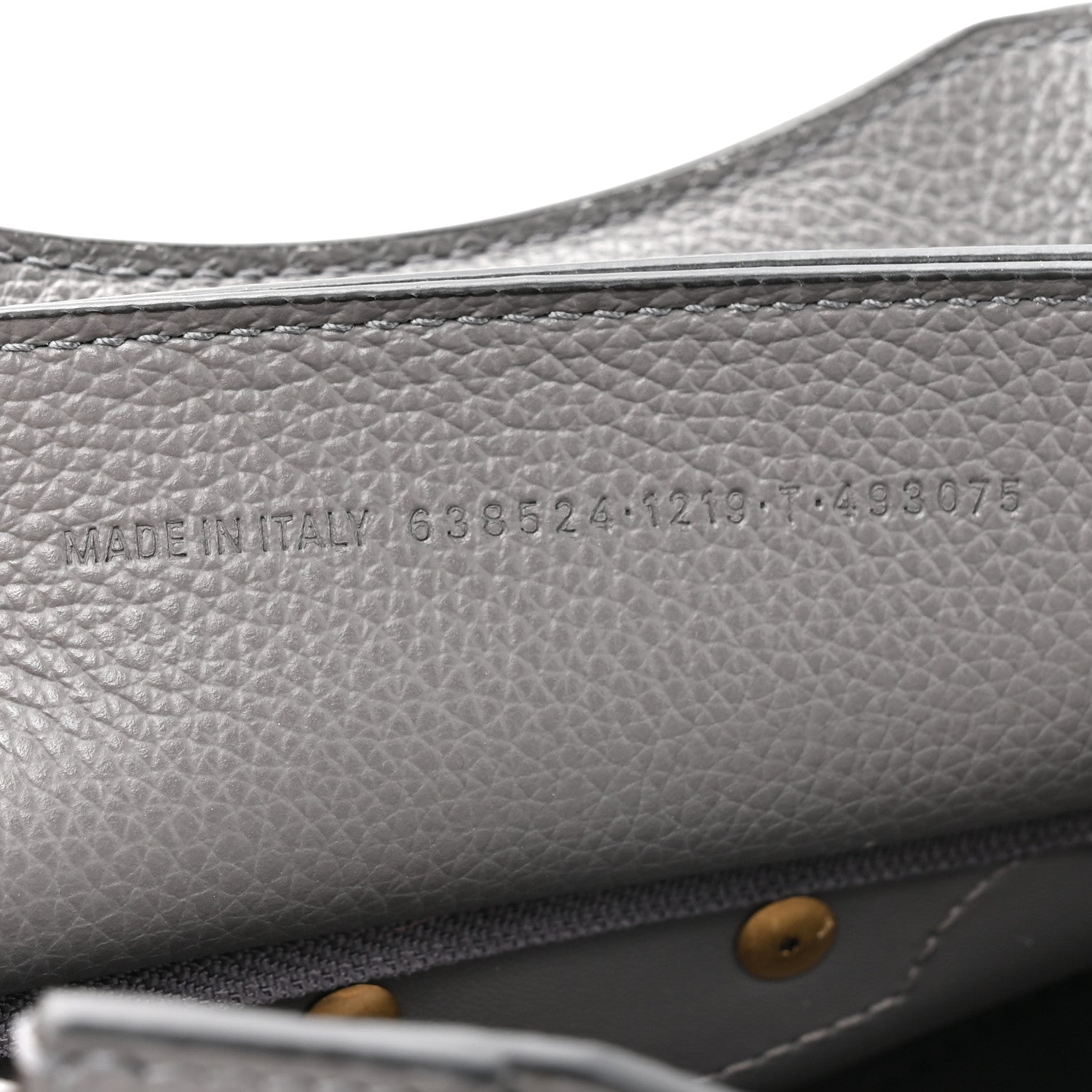 Balenciaga Grained Calfskin Neo Classic Gold Hardware Mini City Dark Grey
