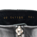 Saint Laurent Nappa Vendome Loulou Ankle Zip Boot 36.5 Black
