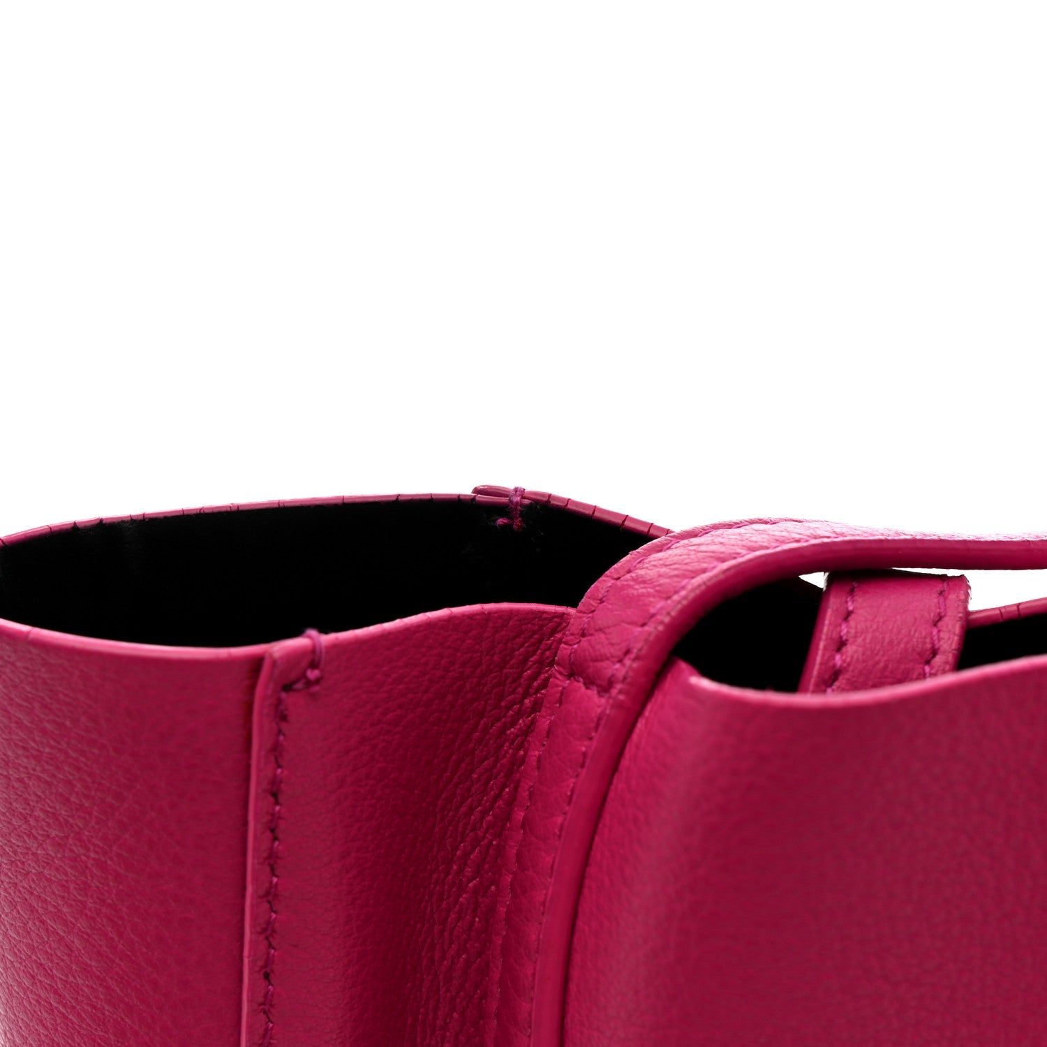 Balenciaga Calfskin XXS Everyday Tote Rose Magenta Black
