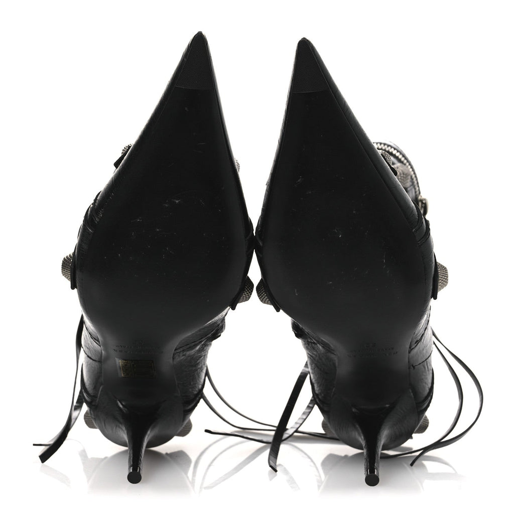 Balenciaga Agneau Arena Cagole 90mm Ankle Boots 39 Black