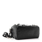 Balenciaga Agneau Arena Mini Le Cagole Duffle Crossbody Bag Black