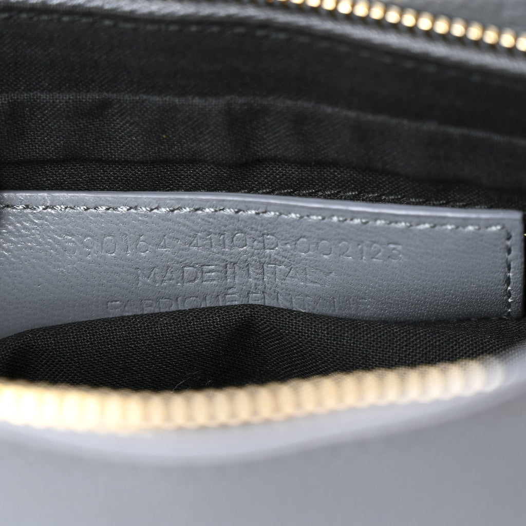Balenciaga Chevre Gold Metallic Edge Hardware Hip Gris Acier
