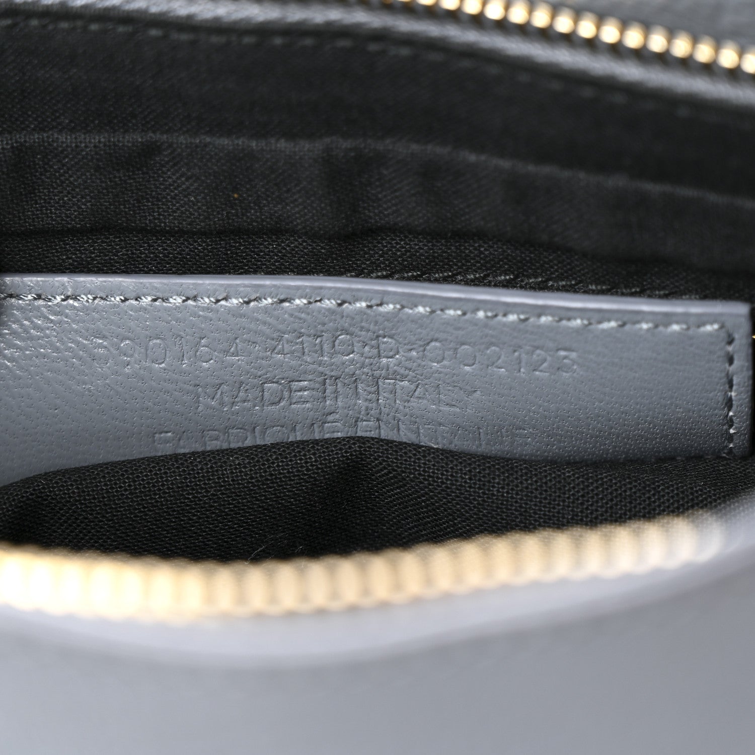 Balenciaga Chevre Gold Metallic Edge Hardware Hip Gris Acier