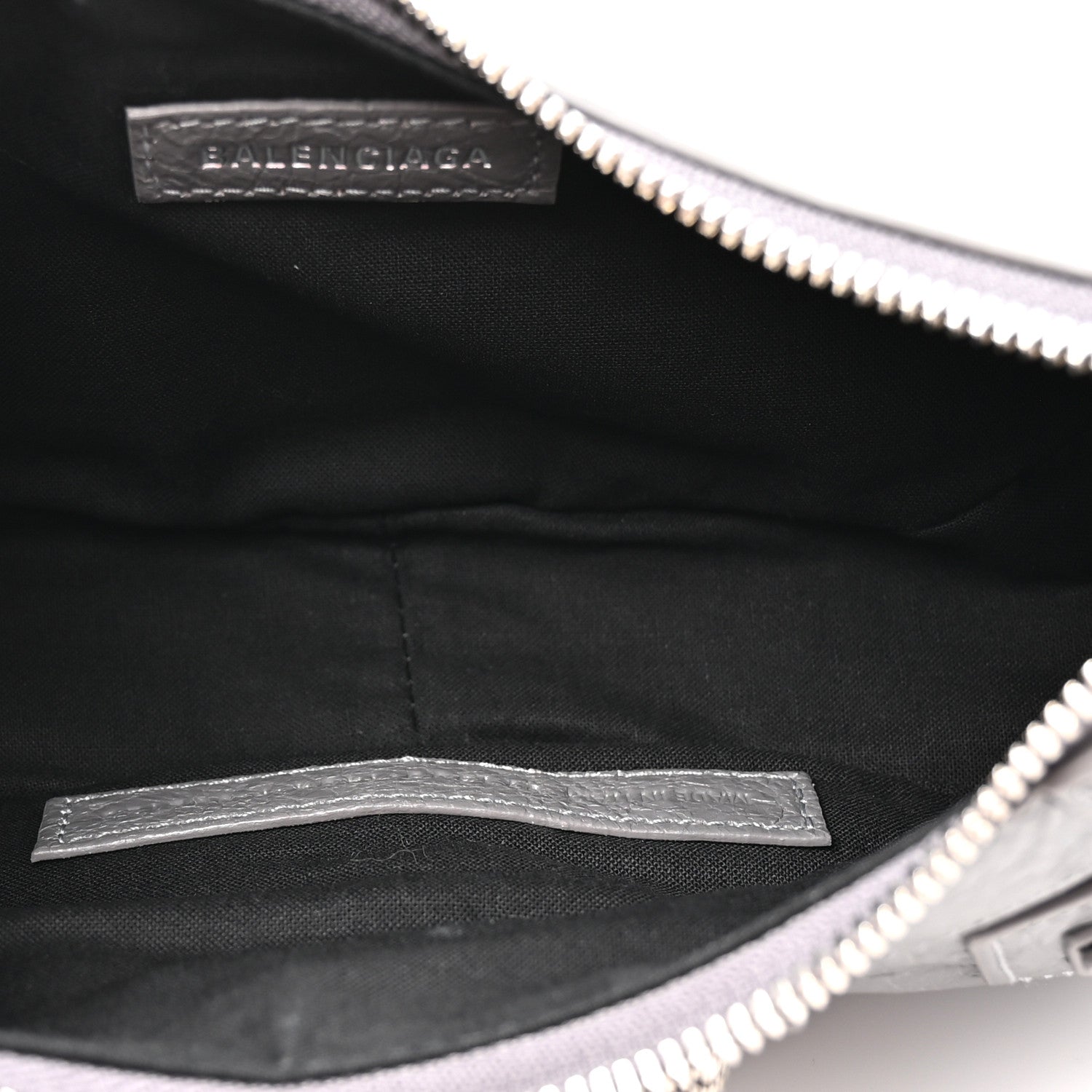 Balenciaga Agneau Arena Le Cagole Shoulder Bag XS Dark Grey