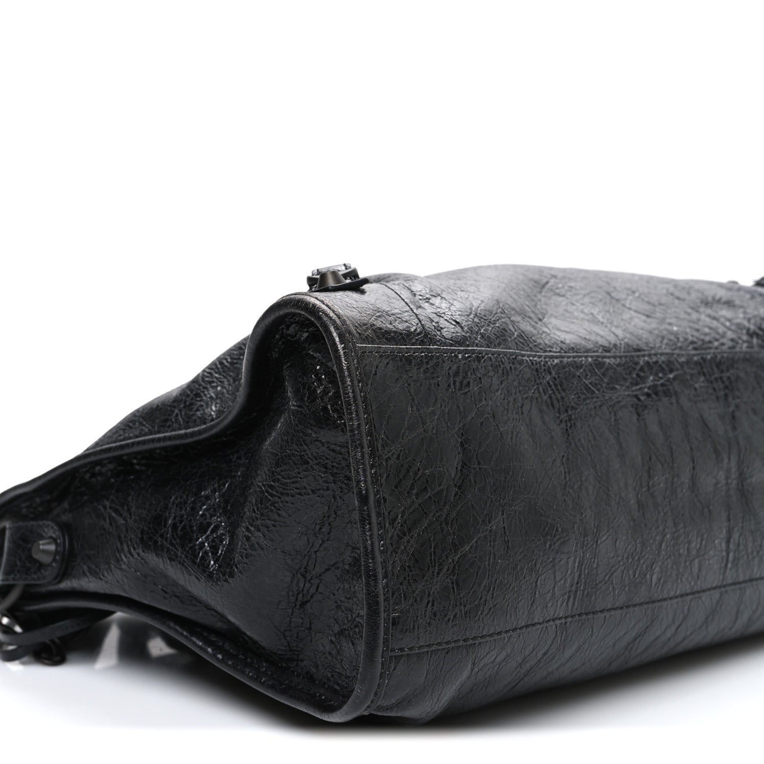 Balenciaga Agneau Arena Storico Classic Hardware Medium Le City Black