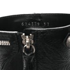 Balenciaga Agneau Arena Cagole 70mm Ankle Boots 37 Black