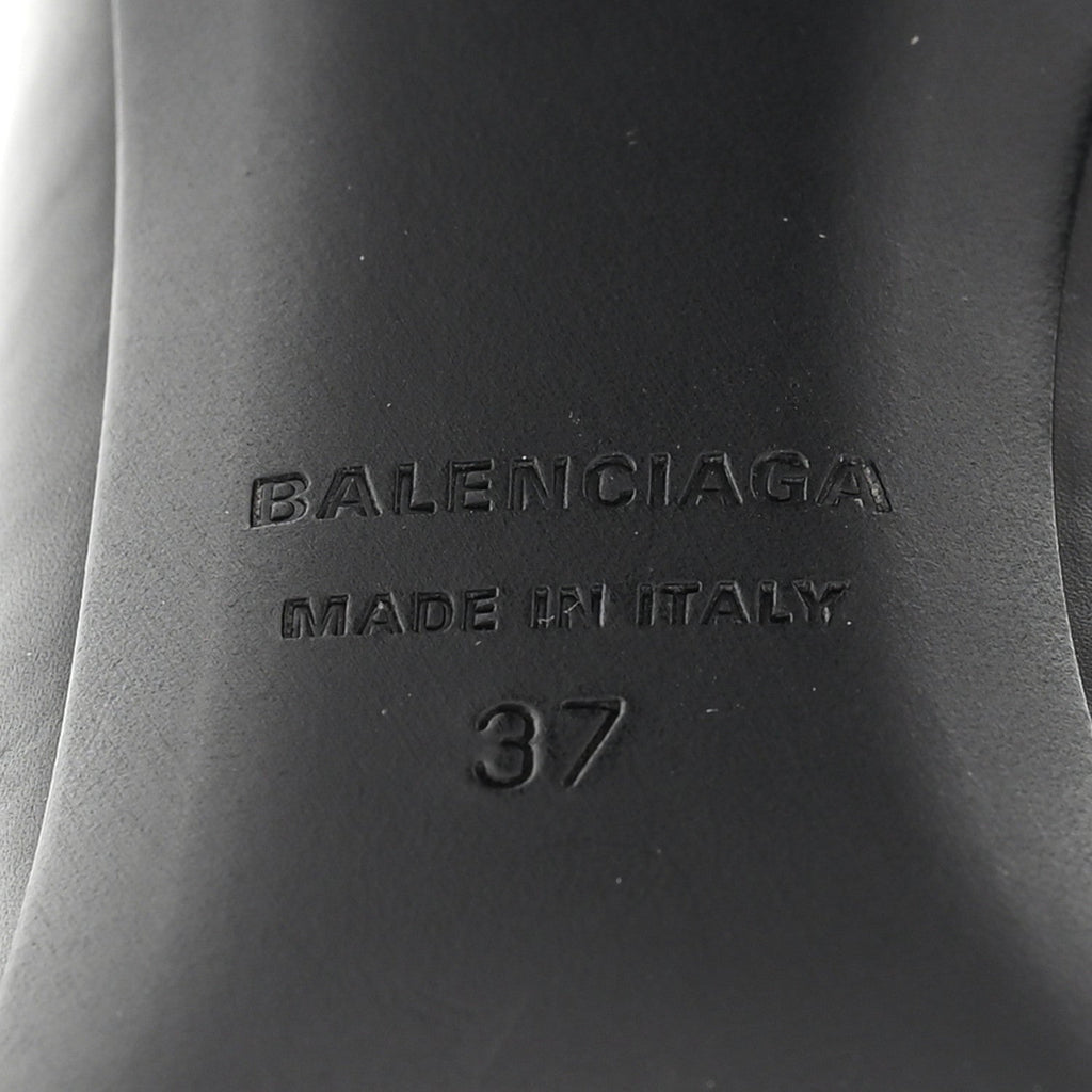 Balenciaga Calfskin Blade Knife Pumps 37 Black