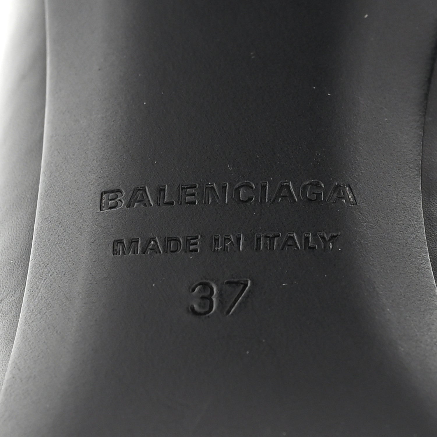Balenciaga Calfskin Blade Knife Pumps 37 Black