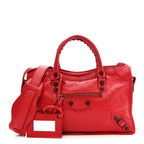 Balenciaga Agneau Classic Hardware S City Rouge Cardinal