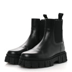Fendi Calfskin Rubber Fendi Force Chelsea Boots 36 Black