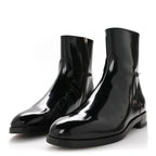Gucci Brushed Calfskin Michelangelo Slim Horsebit Ankle Boots 39.5 Black