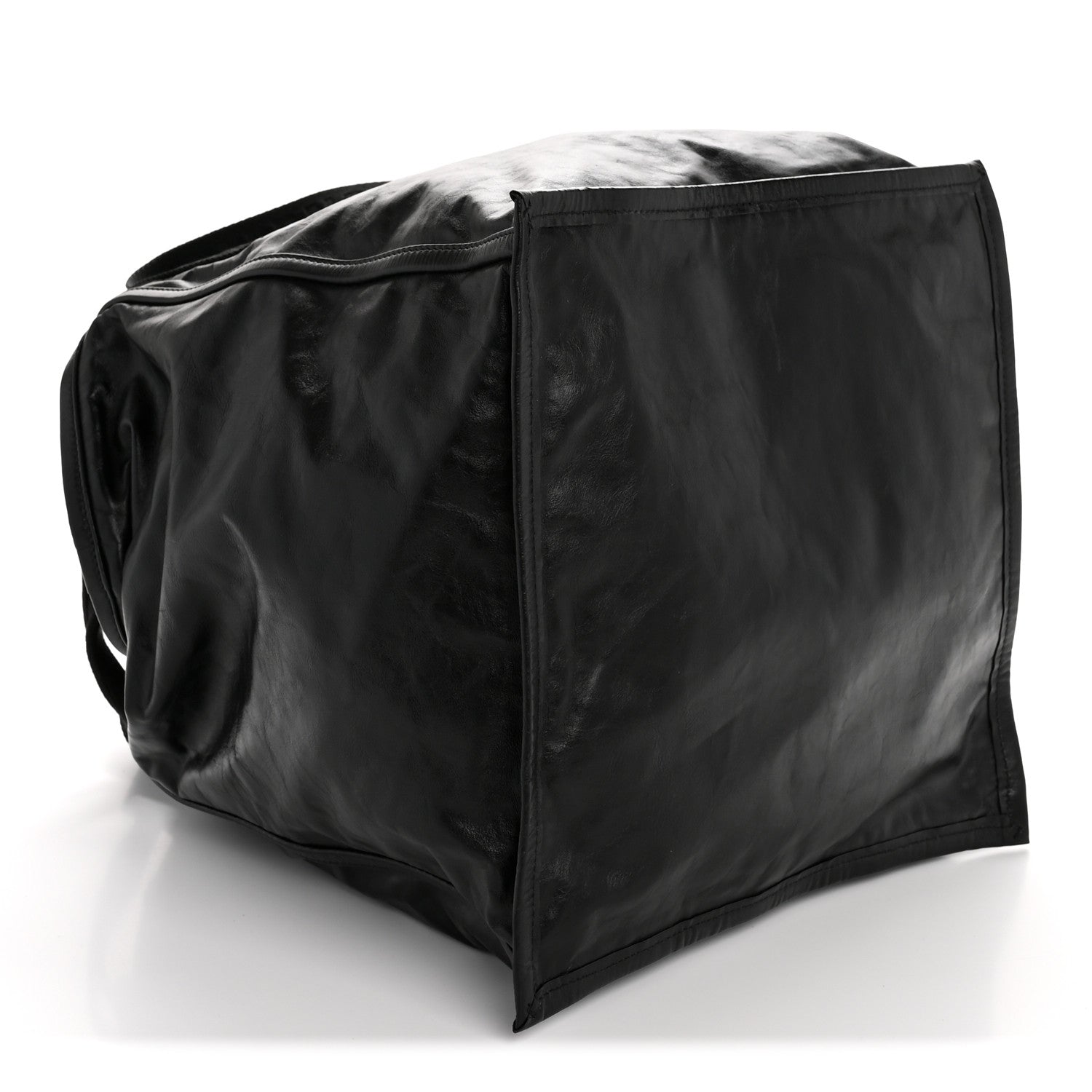 Balenciaga Calfskin Medium Cargo Tote  Black