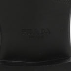 Prada Spazzolato Lace Up 50mm Loafers 39 Black