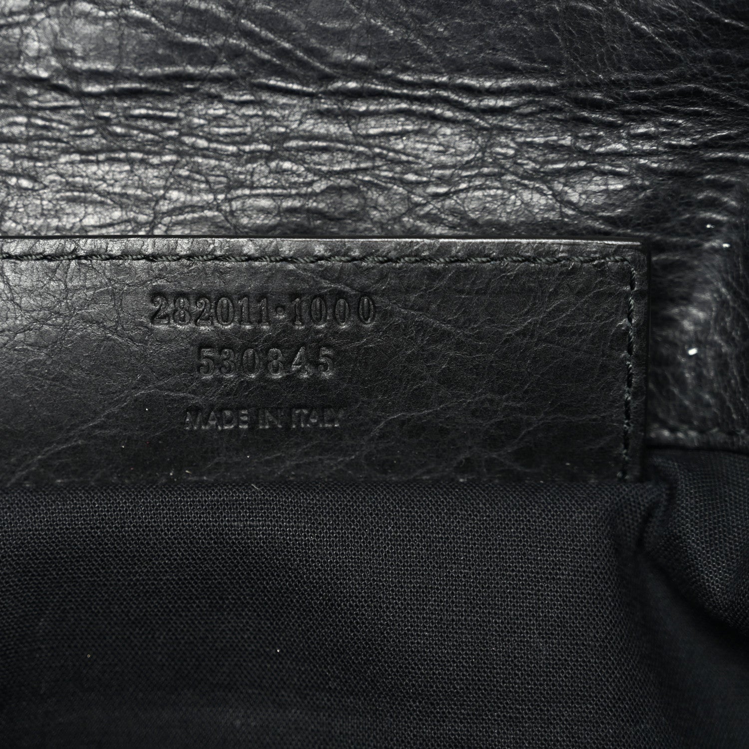 Balenciaga Agneau Giant 12 Silver Hardware Envelope Clutch Black
