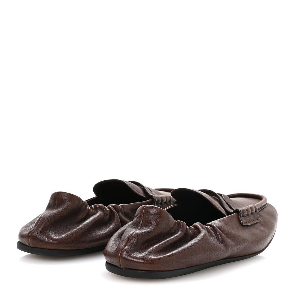 Miu Miu Ruches Nappa Loafer 35.5 Radica
