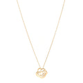 Chanel 18K Yellow Gold Fil de Camelia Pendant Necklace