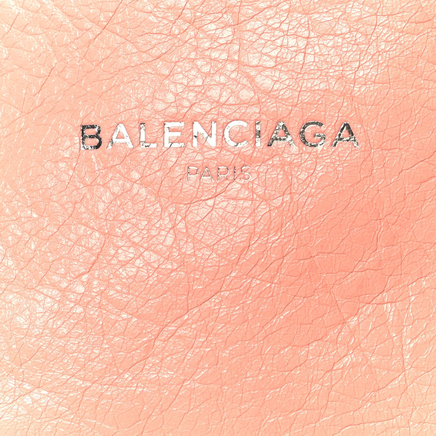 Balenciaga Agneau Stadio Ruban Viscose Navy Cabas XS Rose Ballerine