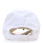 Balenciaga Cotton Drill Logo Baseball Cap S White