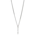 Gucci Sterling Silver Gucci Ghost Bar Pendant Necklace