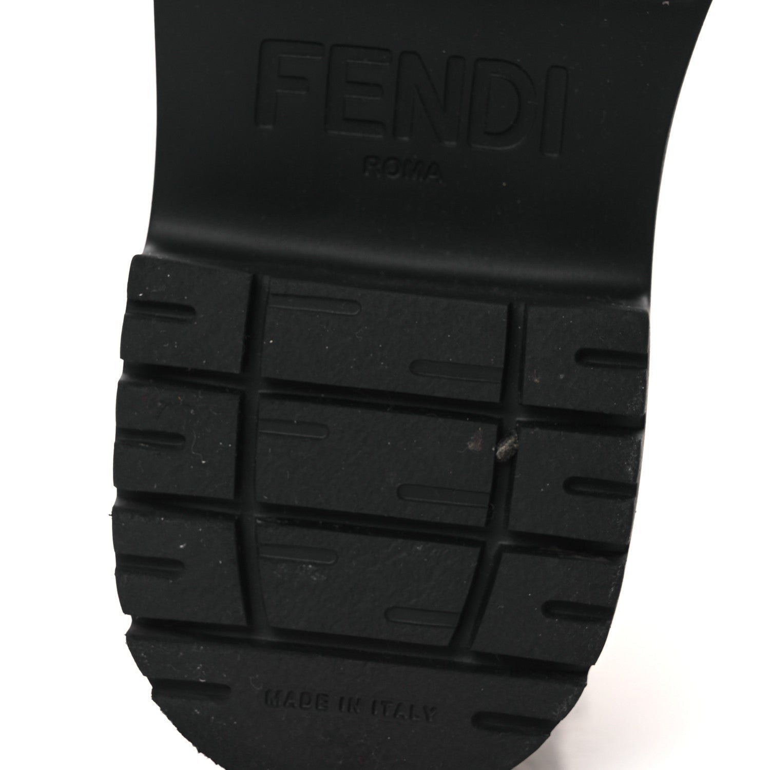 Fendi Fabric Jacquard Vitello FF Domino 50mm Biker Boots 38 Tobacco Black Sand