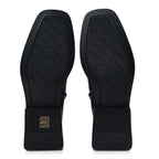 Balenciaga Calfskin Soft Rim Ankle Booties 37 Black