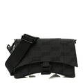 Balenciaga BB Jacquard Monogram  XSS Downtown Shoulder Bag Black