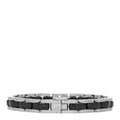 Chanel 18K White Gold Diamond Ceramic Ultra Bracelet Black