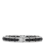 Chanel 18K White Gold Diamond Ceramic Ultra Bracelet Black