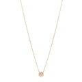 Christian Dior 18K Rose Gold Diamond Small Rose Couture Pave Pendant Necklace